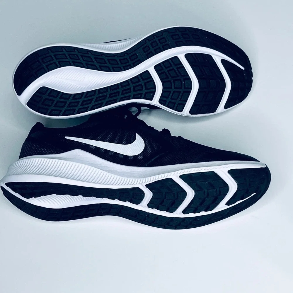 Nike Downshifter 10 Black White Tennis Shoe